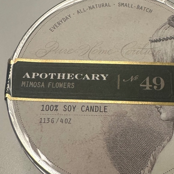 PURE HOME COUTURE - Mimosa Flower - 100% Soy Candle - 113 g / 4 oz - 15 hours - Picture 2 of 8